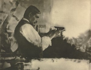 Camera Work: Der Radierdrucker - William Strang, Esq., A.R.A., 1907 von James Craig Annan