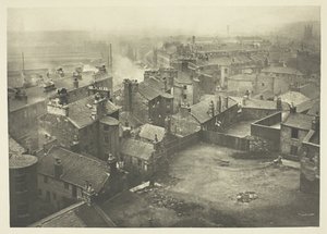 Alte Häuser Ecke George Street und High Street von James Craig Annan