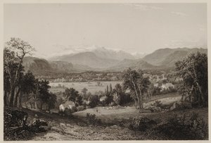 Mount Washington aus dem Tal von Conway, nach John F. Kensett, graviert von James Smillie, gedruckt von J. Dalton von James David Smillie