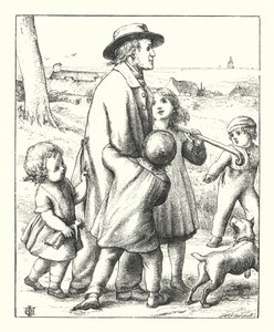 Ein Herbst-Sabbat-Spaziergang von James Dawson Watson