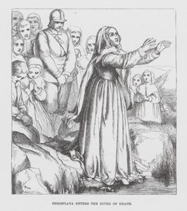 Christiana betritt den Fluss des Todes von James Dawson Watson