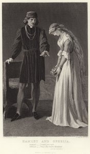 Hamlet und Ophelia, Akt III, Szene I