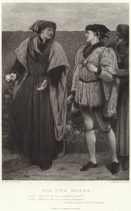 Die zwei Rosen, Heinrich VI, Teil I, Akt II, Szene IV von James Dawson Watson