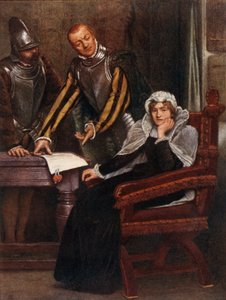 Die Abdankung von Maria Stuart, Königin von Schottland, auf Schloss Lochleven von James Dromgole Linton
