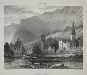 Eine Serie von Motiven aus den Werken des verstorbenen R. P. Bonington: Eine Studie aus der Natur - Porträt eines Mädchens