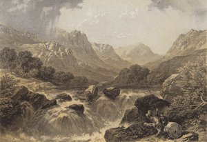 Fall des Tummel von James Duffield Harding
