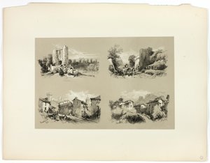 Frejus, Beaucaire, Schloss, aus Malerische Auswahlen