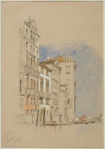 Großer Kanal, Venedig, 1845 von James Duffield Harding
