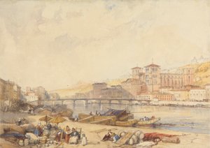 Lyon vom Quai am Rhoneufer