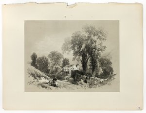 In der Nähe von Bettws y Coed, N. Wales, aus Picturesque Selections von James Duffield Harding