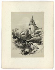 Nidan W. Neuchatel, aus Malerische Auswahlen von James Duffield Harding