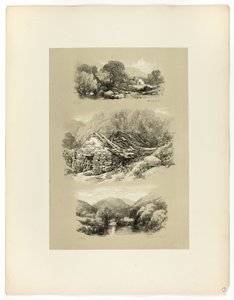Pandy-Mühle, Church Pool und ein weiteres Thema, aus Picturesque Selections von James Duffield Harding
