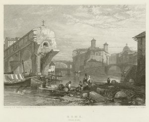 Rom, Ponte Rotti von James Duffield Harding