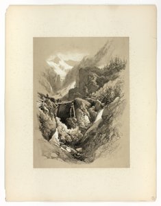 Sankt Gotthard, W. Wasen, aus Malerische Auswahlen von James Duffield Harding