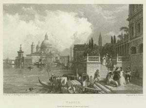 Venedig, vom Eingang des Canal Grande von James Duffield Harding