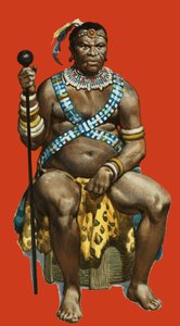 Häuptling Dingaan der Zulus von James Edwin McConnell