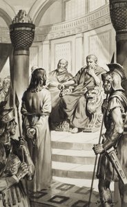 Christus vor Pontius Pilatus von James Edwin McConnell