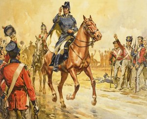 Herzog von Wellington ruft seine Truppen von James Edwin McConnell
