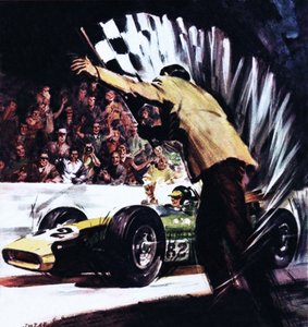 Jim Clark gewinnt Amerikas großes Rennen von James Edwin McConnell