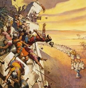 Josua an den Mauern von Jericho