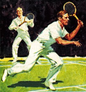 König George VI. spielte 1926 im Herrendoppel in Wimbledon von James Edwin McConnell