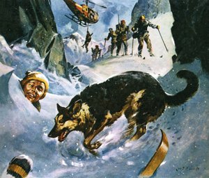 Rettung im Schnee von James Edwin McConnell