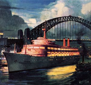 SS Canberra von James Edwin McConnell