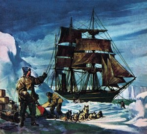 Die Terra Nova in der Antarktis von James Edwin McConnell