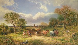 Karren in einer Landschaft