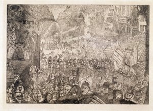 Der Einzug Christi in Brüssel von James Ensor