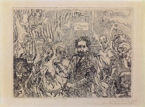 Dämonen, die mich ärgern von James Ensor