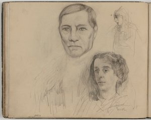 Ensors Vater (?) und Mutter von James Ensor