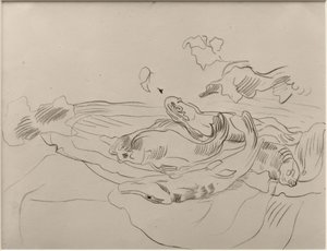 Fische auf einer Platte von James Sidney Ensor