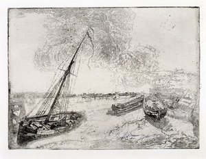 Gestrandete Boote von James Ensor