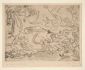 Der Streich von l von James Ensor