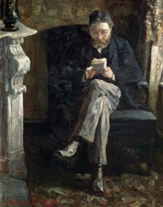 Porträt des Vaters des Künstlers von James Ensor