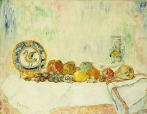 Stillleben mit Früchten von James Ensor