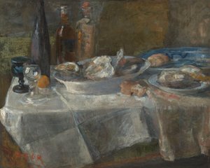 Stillleben mit Austern von James Ensor
