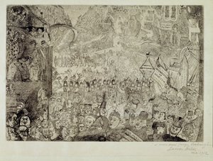 Der Einzug Christi in Brüssel von James Ensor