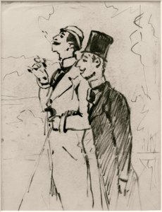 Zwei Herren von James Sidney Ensor