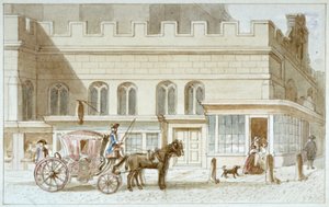 Ladenfronten bei St. Dunstan-in-the-West, Fleet Street, City of London von James Findlay