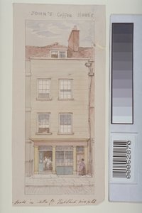 Ansicht von Mitre Court, Fleet Street, zeigt John