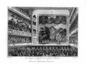 Die königliche Familie im Covent Garden Theatre, London, 1804 von James Fittler