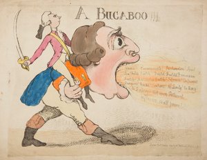 Ein Schreckgespenst!!! 1792 von James Gillray