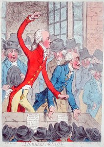 Ein Hackney-Treffen von James Gillray