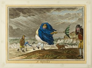 Ein Sturm von James Gillray