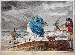 Ein Sturm von James Gillray