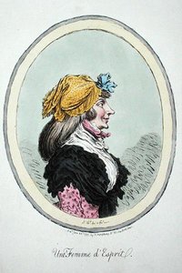 Eine Frau mit Geist von James Gillray