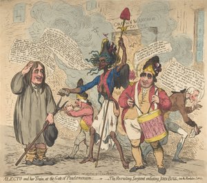 Alecto und ihr Gefolge am Tor von Pandaemonium: oder Der Rekrutierungssergeant Enli..., 4. Juli 1791