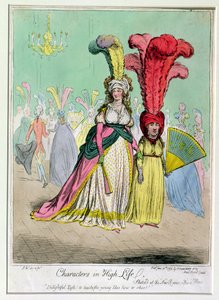 Charaktere im hohen Leben, veröffentlicht von Hannah Humphrey, 1795